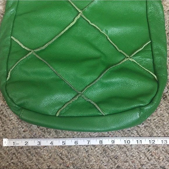 Nyla Noor Handbag Leather Forest Green - Picture 5 of 10